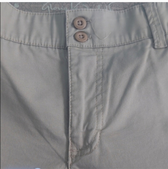 Khaki Women's Summer Shorts Tan Size 10 Gloria Vanderbilt - Picture 2 of 7